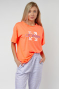 Купить Джоггеры с футболкой персикового цвета 222065P, фото 10