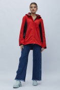 Купить Ветровка женская MTFORCE большого размера красного цвета 22211Kr, фото 7