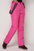 Купить Полукомбинезон брюки горнолыжные женские розового цвета 2221R, фото 14