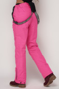 Купить Полукомбинезон брюки горнолыжные женские розового цвета 2221R, фото 15