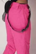 Купить Полукомбинезон брюки горнолыжные женские розового цвета 2221R, фото 17