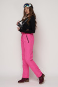 Купить Полукомбинезон брюки горнолыжные женские розового цвета 2221R, фото 7