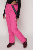 Купить Полукомбинезон брюки горнолыжные женские розового цвета 2221R, фото 9