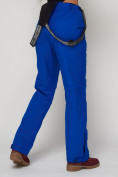 Купить Полукомбинезон брюки горнолыжные женские синего цвета 2221S, фото 17