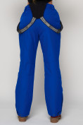 Купить Полукомбинезон брюки горнолыжные женские синего цвета 2221S, фото 18