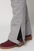 Купить Полукомбинезон брюки горнолыжные женские серого цвета 2221Sr, фото 13