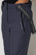 Купить Полукомбинезон брюки горнолыжные женские темно-серого цвета 2221TC, фото 10