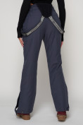 Купить Полукомбинезон брюки горнолыжные женские темно-серого цвета 2221TC, фото 15