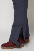 Купить Полукомбинезон брюки горнолыжные женские темно-серого цвета 2221TC, фото 11