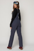 Купить Полукомбинезон брюки горнолыжные женские темно-серого цвета 2221TC, фото 4