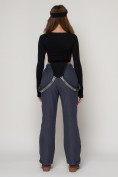 Купить Полукомбинезон брюки горнолыжные женские темно-серого цвета 2221TC, фото 8