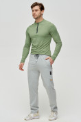 Купить Трикотажные брюки мужские серого цвета 2226Sr, фото 2