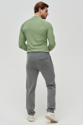 Купить Трикотажные брюки мужские темно-серого цвета 2226TC, фото 4