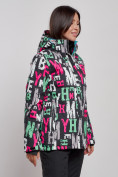 Купить Горнолыжная куртка женская зимняя черного цвета 22302Ch, фото 3
