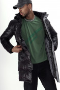 Купить Куртка удлинённая мужская зимняя черного цвета 22306Ch, фото 18