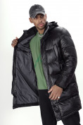 Купить Куртка удлинённая мужская зимняя черного цвета 22306Ch, фото 19
