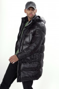 Купить Куртка удлинённая мужская зимняя черного цвета 22306Ch, фото 21