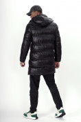 Купить Куртка удлинённая мужская зимняя черного цвета 22306Ch, фото 5