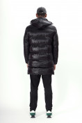 Купить Куртка удлинённая мужская зимняя черного цвета 22306Ch, фото 6