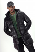 Купить Куртка удлинённая мужская зимняя черного цвета 22306Ch, фото 7