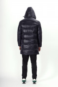 Купить Куртка удлинённая мужская зимняя темно-синего цвета 22306TS, фото 17