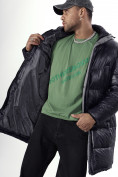 Купить Куртка удлинённая мужская зимняя темно-синего цвета 22306TS, фото 23