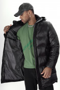 Купить Куртка удлинённая мужская зимняя черного цвета 22307Ch, фото 16