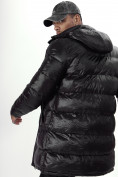 Купить Куртка удлинённая мужская зимняя черного цвета 22307Ch, фото 22