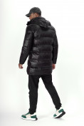 Купить Куртка удлинённая мужская зимняя черного цвета 22307Ch, фото 5