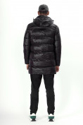 Купить Куртка удлинённая мужская зимняя черного цвета 22307Ch, фото 6