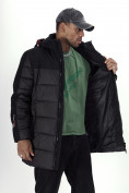 Купить Куртка удлинённая мужская зимняя черного цвета 2237Ch, фото 23