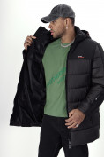 Купить Куртка удлинённая мужская зимняя черного цвета 2237Ch, фото 24
