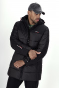 Купить Куртка удлинённая мужская зимняя черного цвета 2237Ch, фото 25