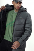 Купить Куртка удлинённая мужская зимняя цвета хаки 2237Kh, фото 19
