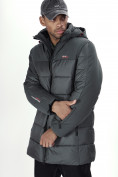 Купить Куртка удлинённая мужская зимняя цвета хаки 2237Kh, фото 21