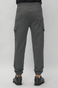 Купить Брюки джоггеры спортивные с карманами мужские серого цвета 224Sr, фото 10