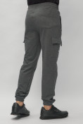 Купить Брюки джоггеры спортивные с карманами мужские серого цвета 224Sr, фото 11