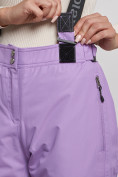 Купить Полукомбинезон утепленный женский зимний горнолыжный фиолетового цвета 2250F, фото 15