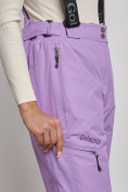 Купить Полукомбинезон утепленный женский зимний горнолыжный фиолетового цвета 2250F, фото 16