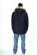 Купить Парка мужская зимняя с мехом темно-синего цвета 2258TS, фото 6