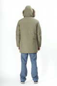 Купить Парка мужская зимняя с мехом цвета хаки 2260Kh, фото 21