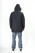 Купить Парка мужская зимняя с мехом темно-серого цвета 2260TC, фото 16