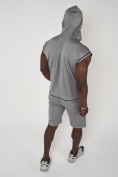 Купить Спортивный костюм летний мужской светло-серого цвета 22610SS, фото 17