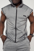 Купить Спортивный костюм летний мужской светло-серого цвета 22610SS, фото 19