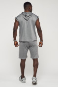 Купить Спортивный костюм летний мужской светло-серого цвета 22610SS, фото 4