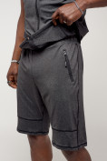 Купить Спортивный костюм летний мужской темно-серого цвета 22610TC, фото 10