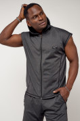 Купить Спортивный костюм летний мужской темно-серого цвета 22610TC, фото 14