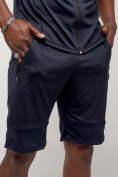 Купить Спортивный костюм летний мужской темно-синего цвета 22610TS, фото 14