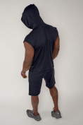 Купить Спортивный костюм летний мужской темно-синего цвета 2262TS, фото 10