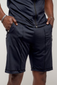 Купить Спортивный костюм летний мужской темно-синего цвета 2262TS, фото 12